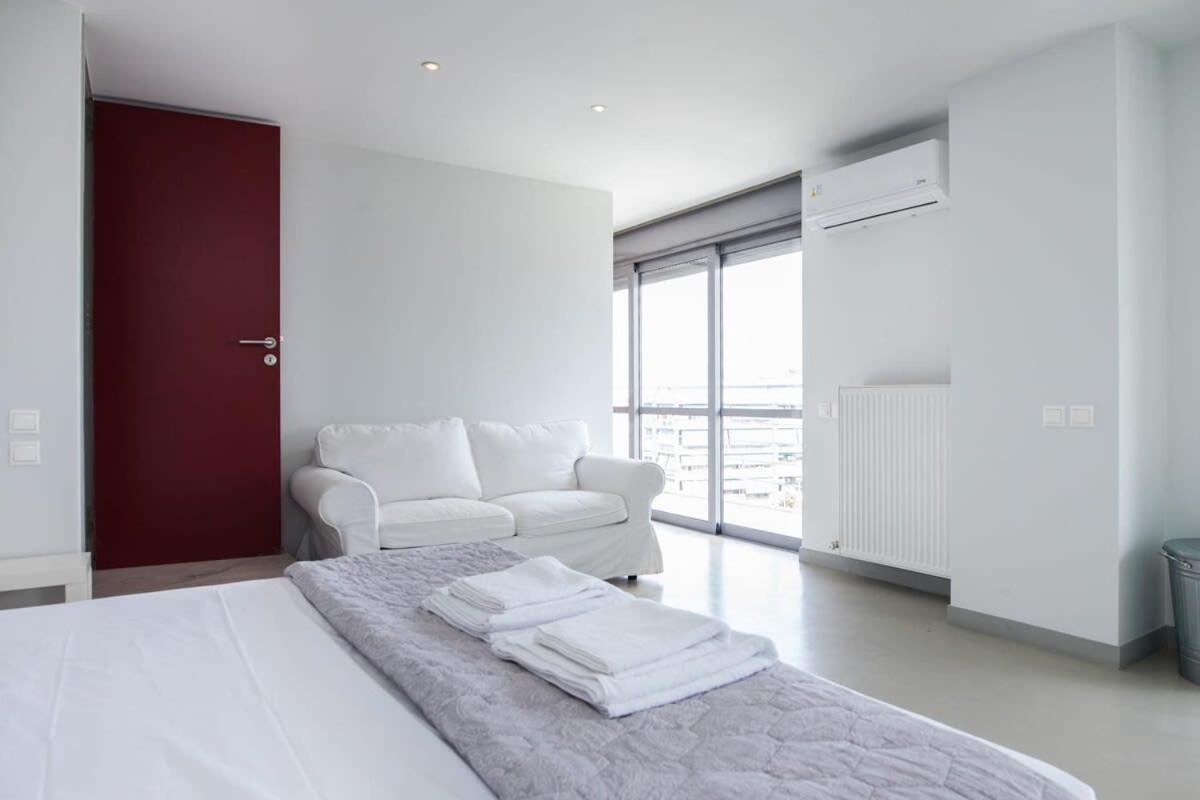 Penthouse With 360 View Of Athens And Private Gym Apartment ภายนอก รูปภาพ
