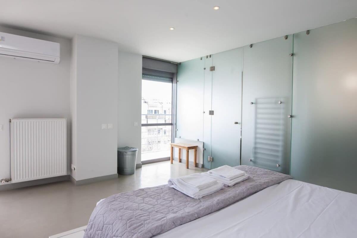 Penthouse With 360 View Of Athens And Private Gym Apartment ภายนอก รูปภาพ