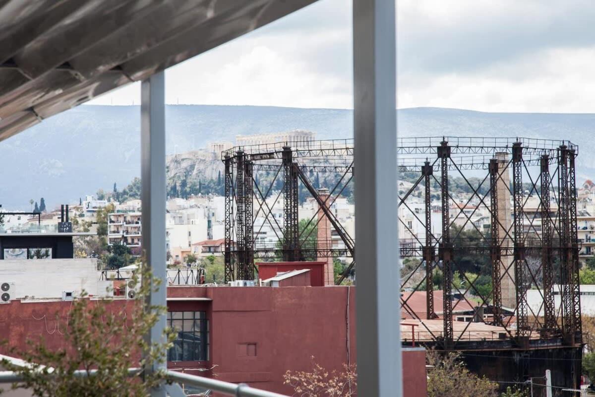 Penthouse With 360 View Of Athens And Private Gym Apartment ภายนอก รูปภาพ