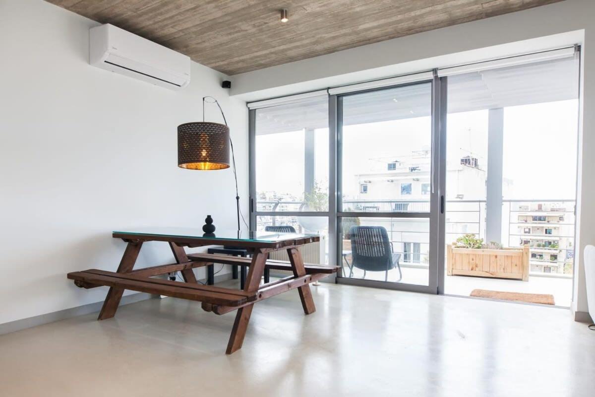 Penthouse With 360 View Of Athens And Private Gym Apartment ภายนอก รูปภาพ