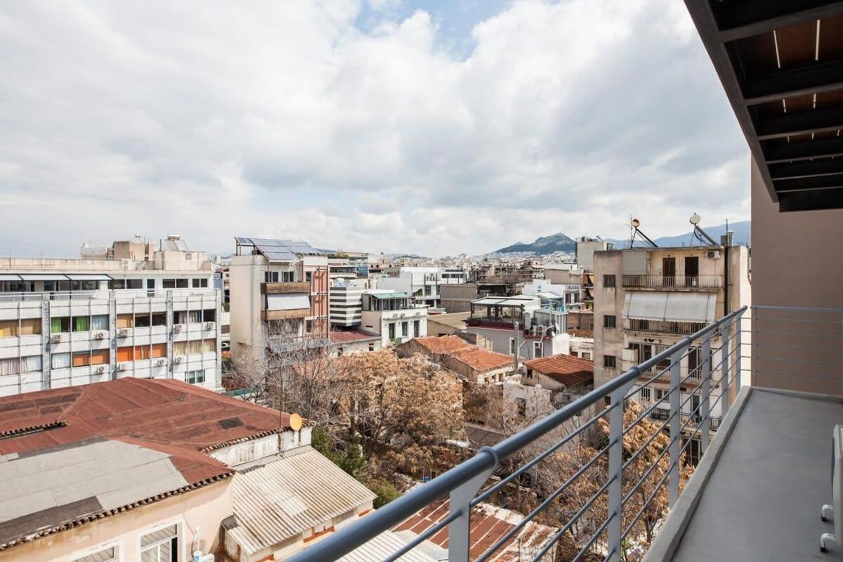Penthouse With 360 View Of Athens And Private Gym Apartment ภายนอก รูปภาพ