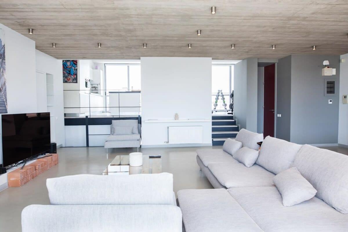 Penthouse With 360 View Of Athens And Private Gym Apartment ภายนอก รูปภาพ